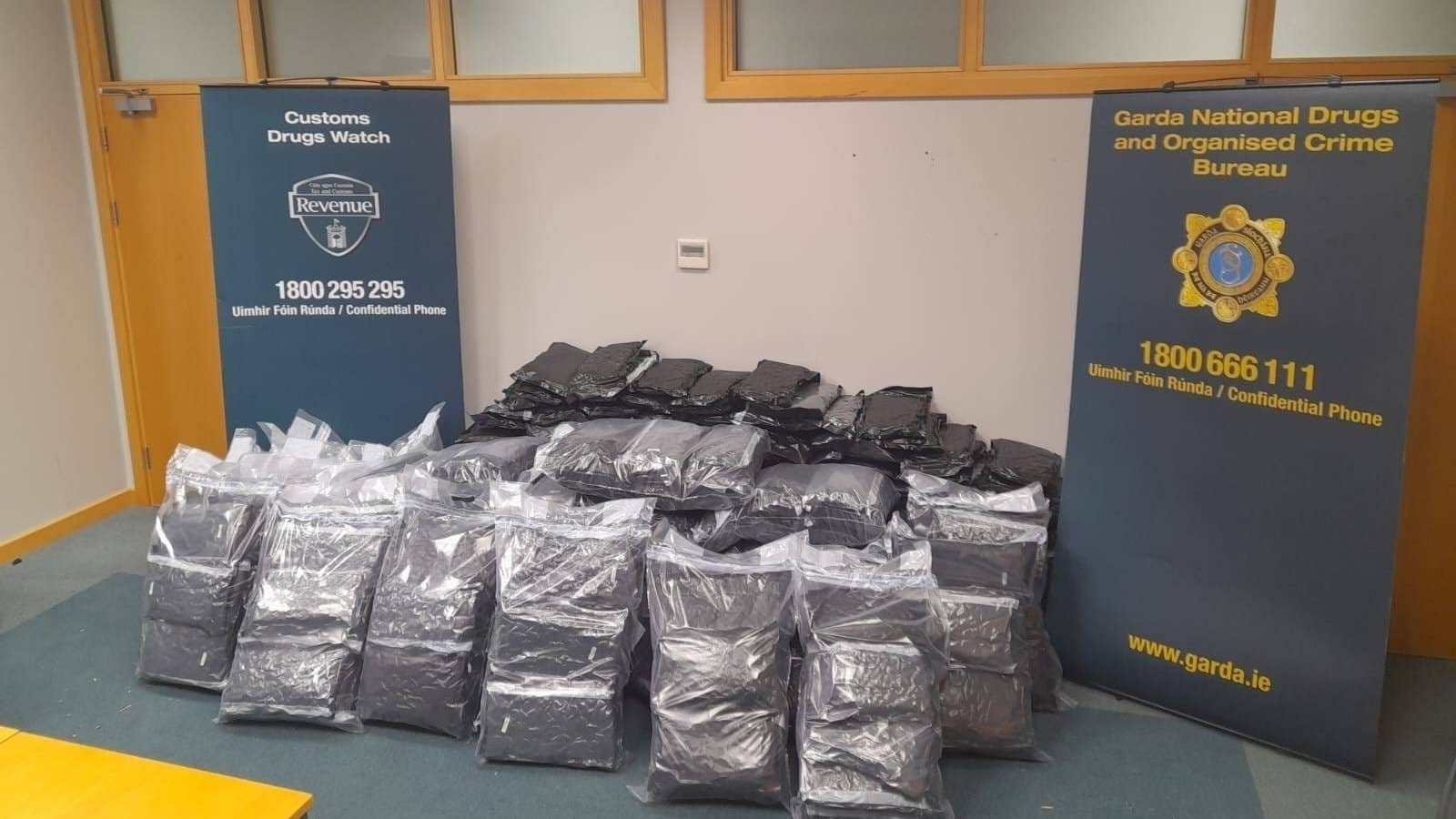 Four arrested after gardaí seize €4.4m worth of cannabis