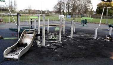 Suspected arson attack on Dublin playground 'appalling'