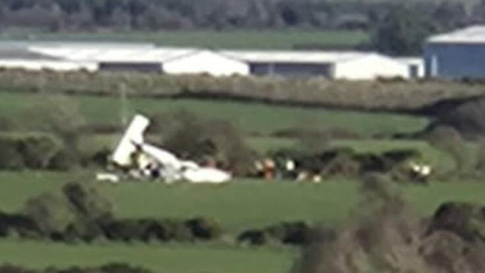 Emergency services responding to Waterford aircraft crash