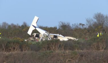 Scene of Waterford plane crash preserved