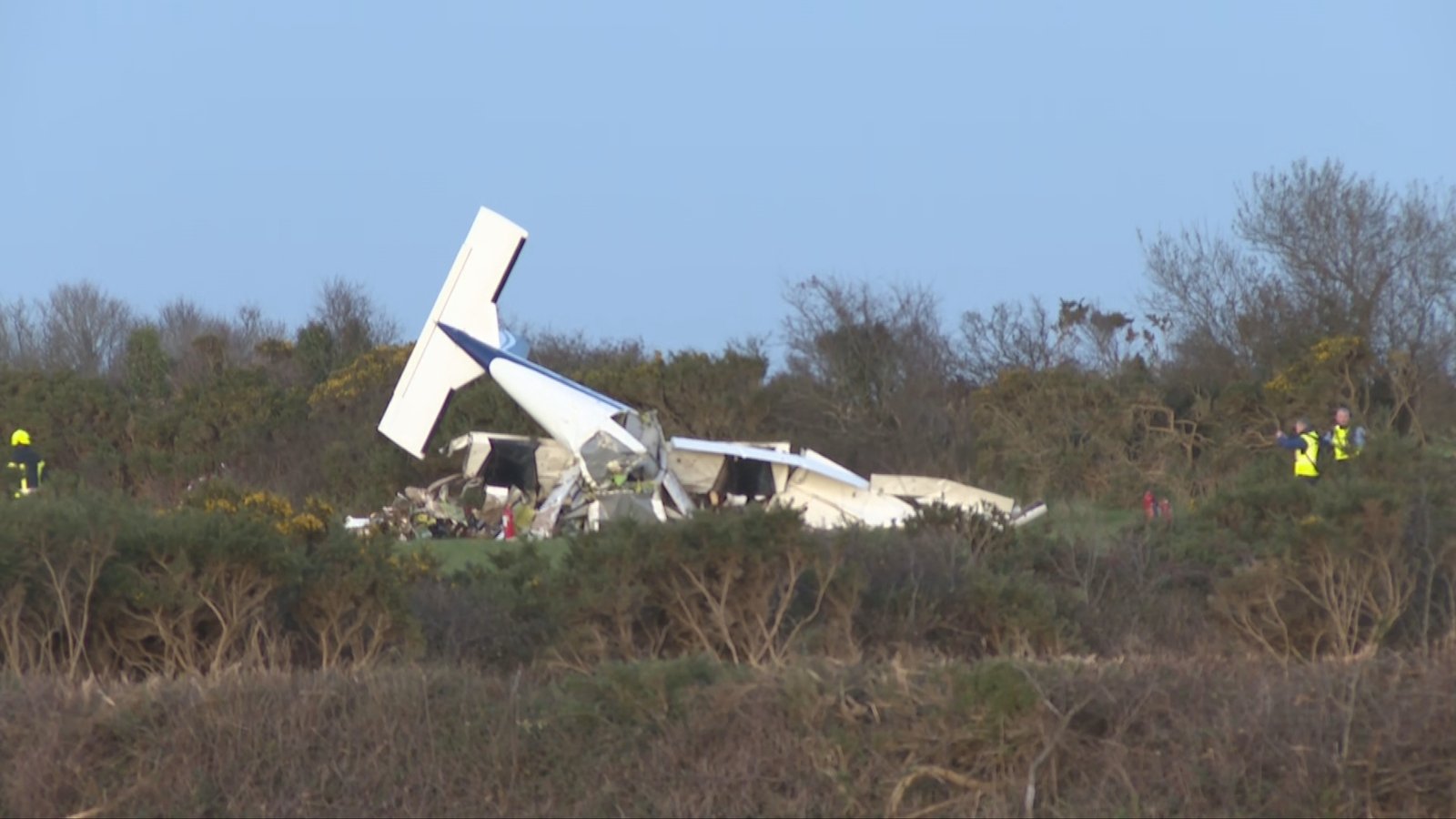 Scene of Waterford plane crash preserved