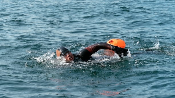 Daragh Morgan swimming