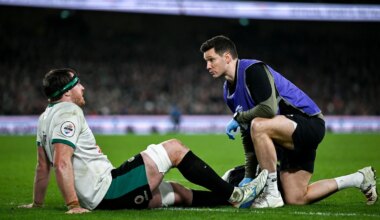 Suspected broken leg for brave Baird