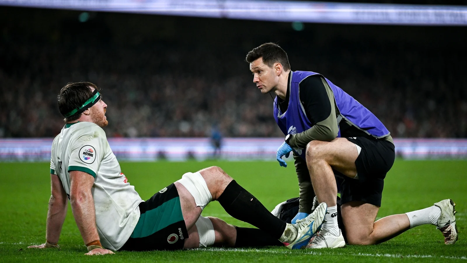 Suspected broken leg for brave Baird