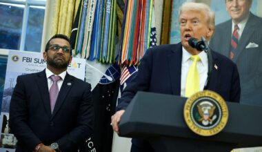 White House denies Trump weighing ousting FBI's Patel