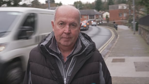 Martin Murphy standing on a footpath.