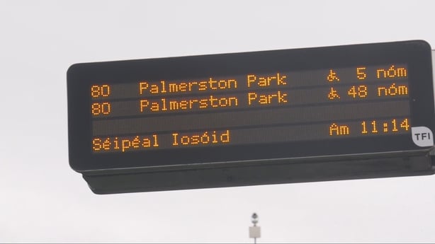 A timetable for the Route 80 bus service.