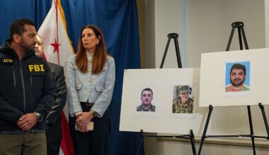 FBI raids homes after two National Guard members shot