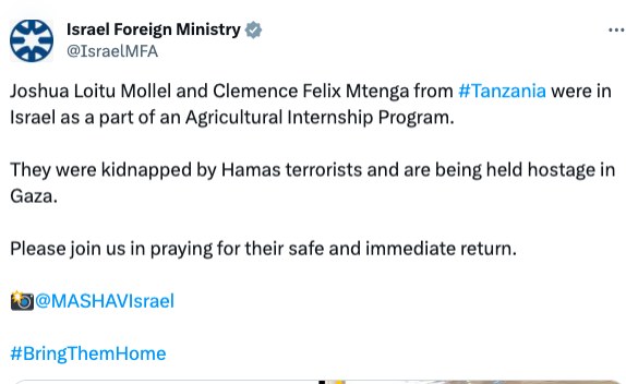 Tanzania Receives the Body of Joshua Mollel From Israel
