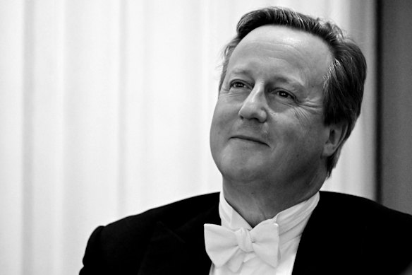 Former British prime minister David Cameron. 