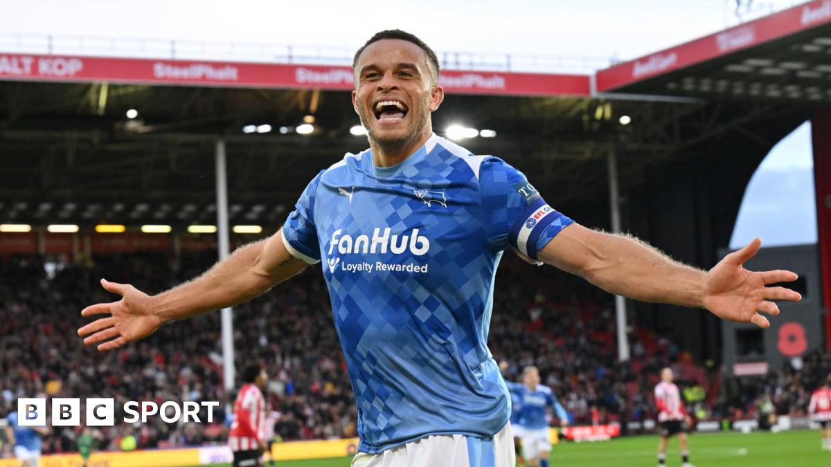 Sheffield United 1-3 Derby County: Carlton Morris scored hat-trick in Rams win
