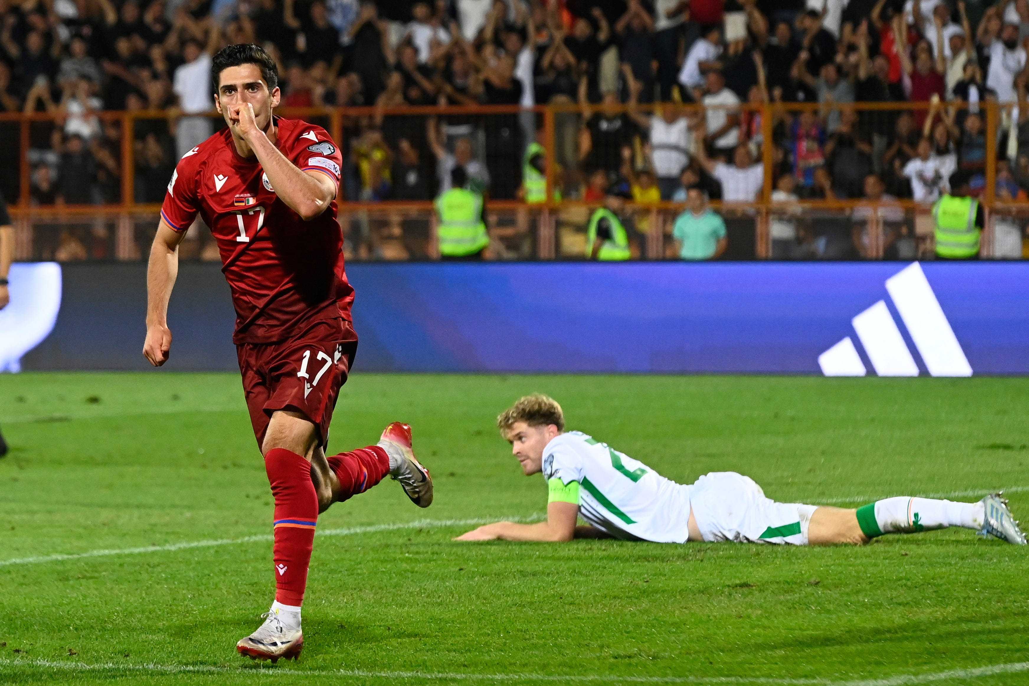 Ireland fell to defeat against Armenia earlier in the group