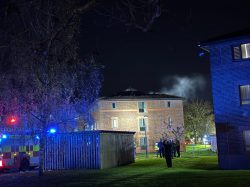 BREAKING: No injuries reported after fire devastates Arthur Vick accommodation block