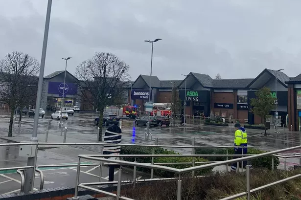 Firefighters at Elk Mill in Oldham