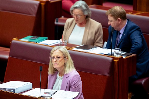Finance Minister Katy Gallagher. 