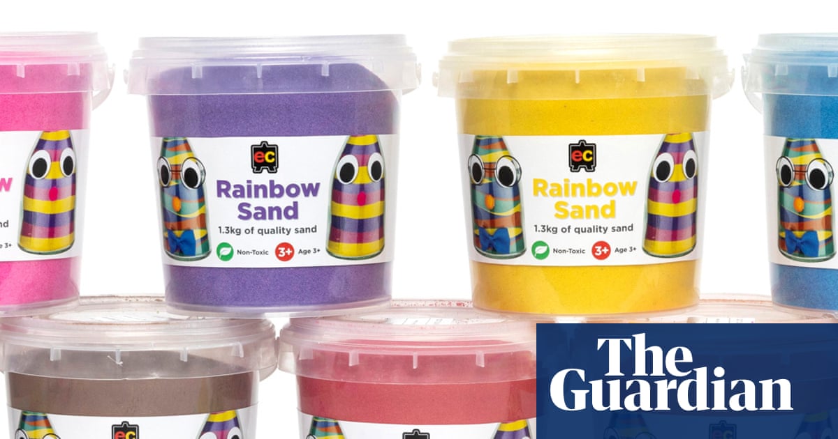 Colourful children’s sand sold by Officeworks recalled amid asbestos fears | Health