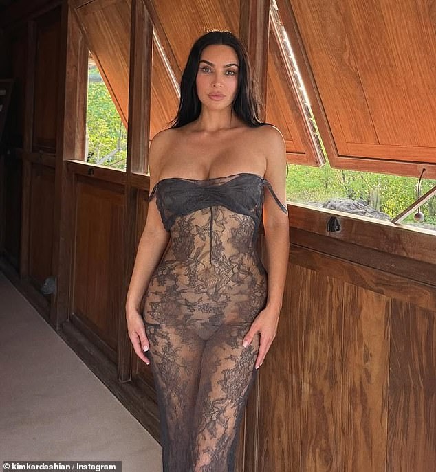Shortly before revealing the results of her bar exam, Kim uploaded a series of racy snaps to her Instagram page from her recent tropic getaway