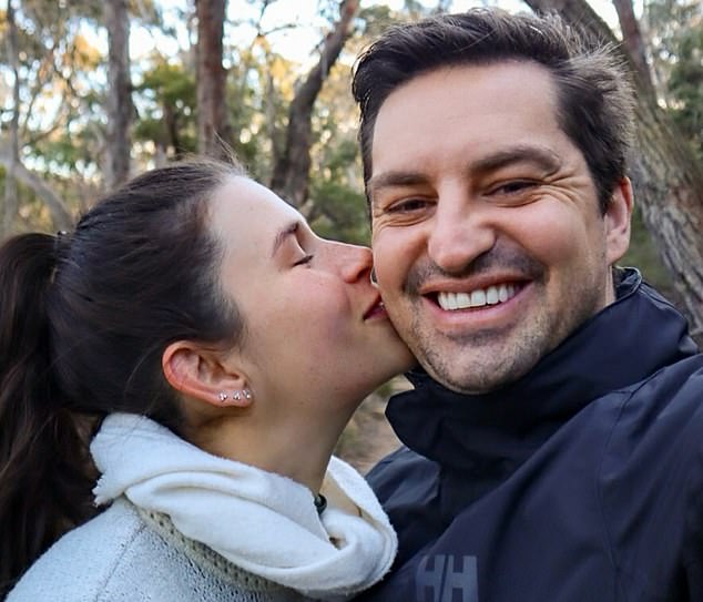 Matthew Gruter (pictured) was one of 60 demonstrators at a neo-Nazi protest outside NSW Parliament house on November 9