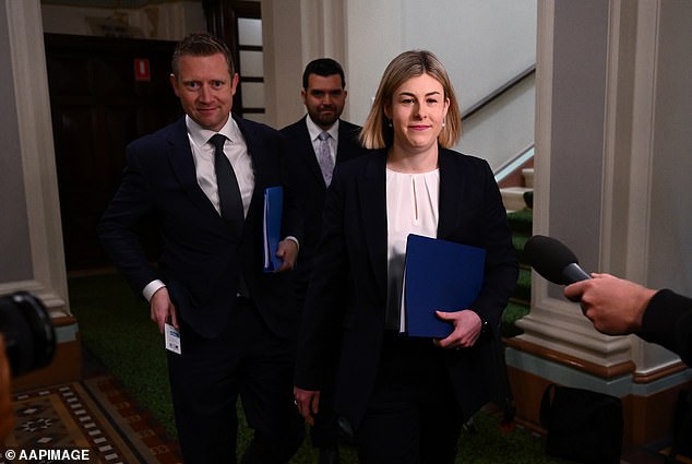 In a glimmer of hope for the party, Victoria - the state that has been a rolling disaster for the Liberals for decades - has finally installed a woman as leader in Jess Wilson (right), who has a fighting chance against a Labor government that Victorian voters are crying out to replace