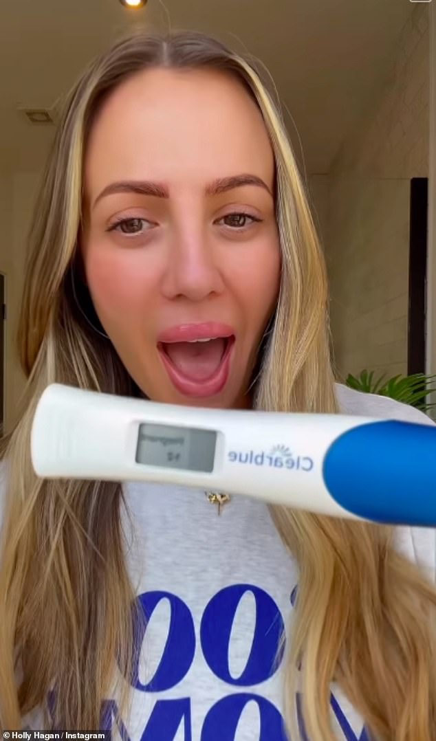 Holly Hagan has announced the happy news that she is pregnant