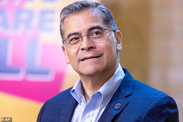 Williamson, a longtime Democrat and California power broker, allegedly took part in a scheme to skim money from the campaign account of Xavier Becerra (pictured), a former Democrat congressman now running to be the next Governor of California
