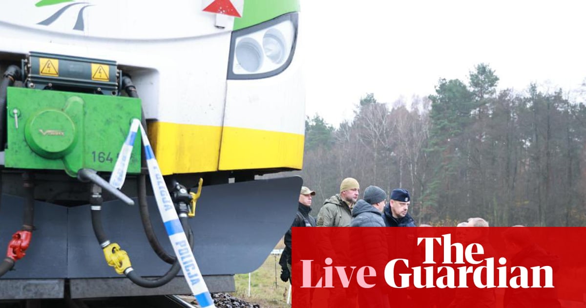 Explosion on Polish railway was ‘unprecedented act of sabotage,’ says PM – Europe live | Poland