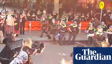 Police detonated a ‘stinger’ grenade at a Melbourne protest. Now two activists may sue over their injuries | Australian police and policing