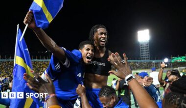 Curacao celebrate qualifying for the World Cup