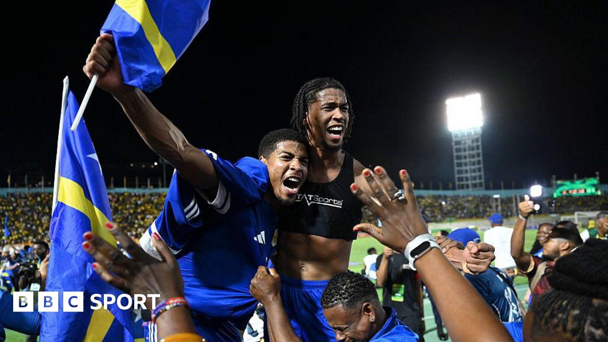 Curacao celebrate qualifying for the World Cup