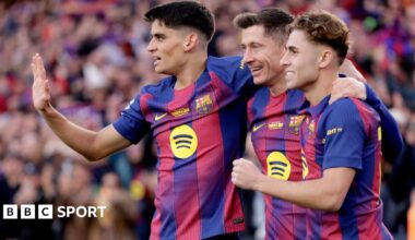 Barcelona 4-0 Athletic Bilbao: Barca enjoy impressive success on Nou Camp return