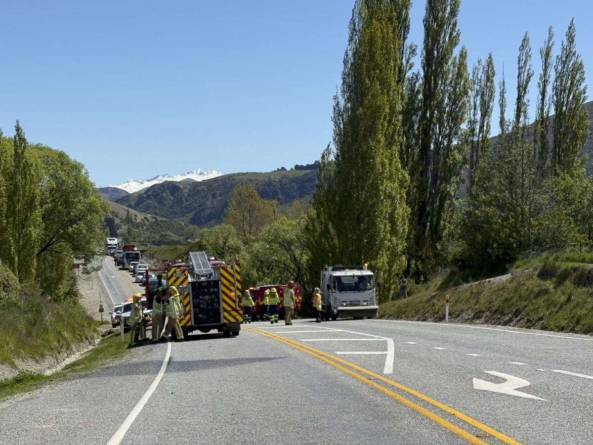 Serious injuries after car and bicycle collide in Gibbston Valley