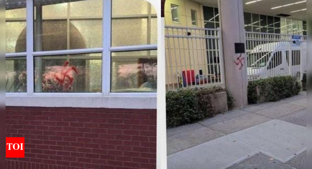 Red swastikas drawn on Jewish buildings after NYC polls; mayor-elect Mamdani calls it 'disgusting act of antisemitism'