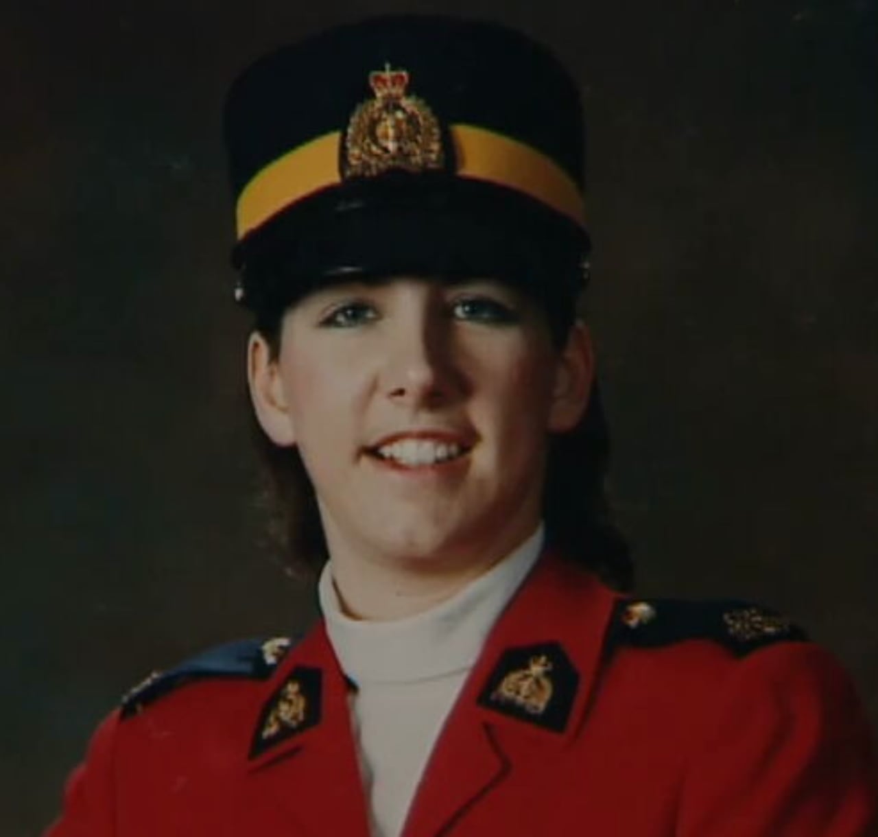 Daniele Sauvageau in an RCMP uniform in the 1980s after she graduated from the Depot.