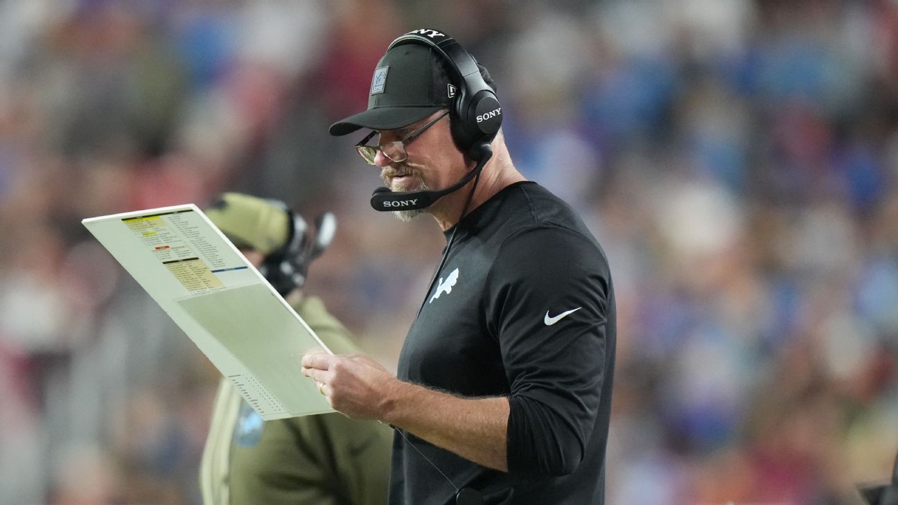 Lions offense rolls as Dan Campbell takes over playcalling