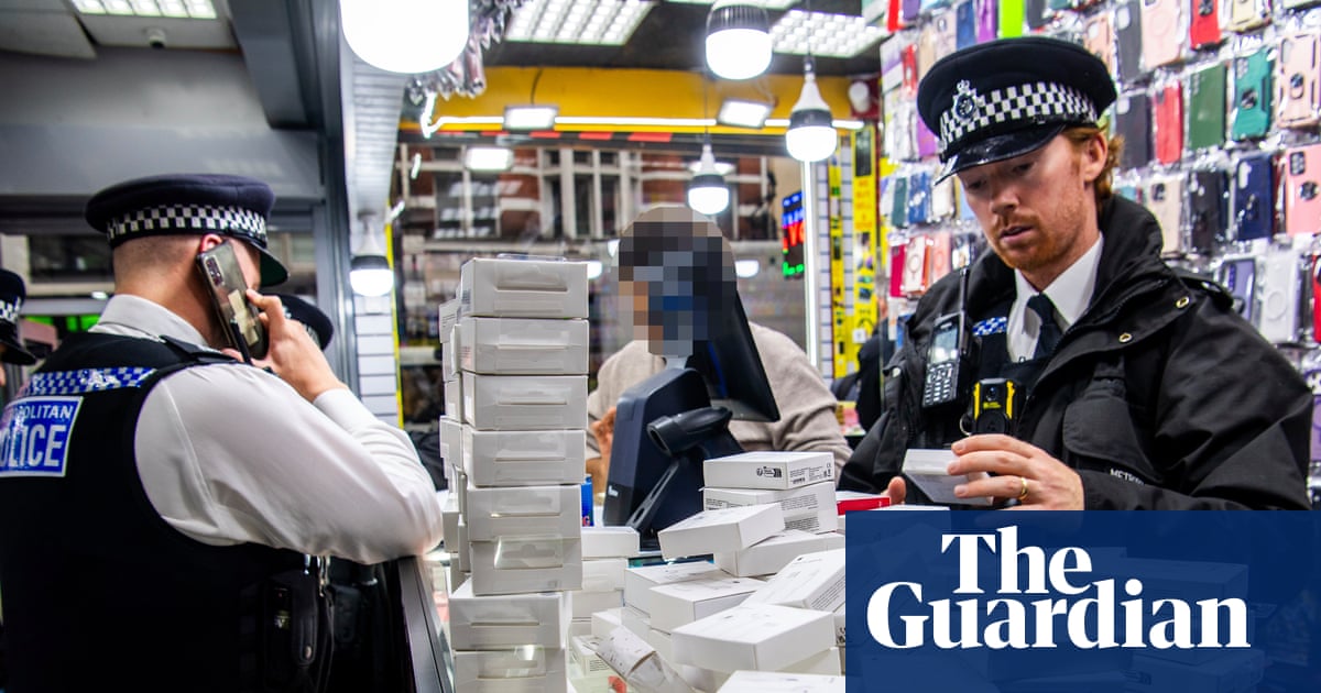 ‘Success is shutting them down’: Met police in fight against illegal vape and phone shops | London