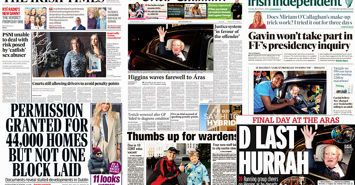 What the papers say: Tuesday's front pages