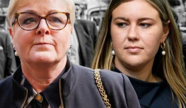 Linda Reynolds wants to know what Brittany Higgins did with her $2.4 million compensation payout. Photo: Richard Wainwright/AAP PHOTOS