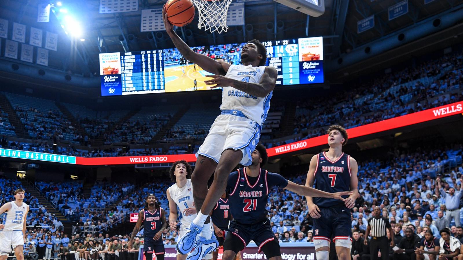 Henri Veesaar University of North Carolina Men’s Basketball v Radford Dean E. Smith Center Chapel Hill, NC Tuesday, November 11, 2025 Dalton T. Wainscott