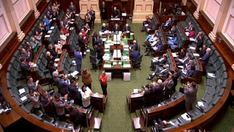 The moment treaty legislation was tabled in Victorian parliament in Australian first – video