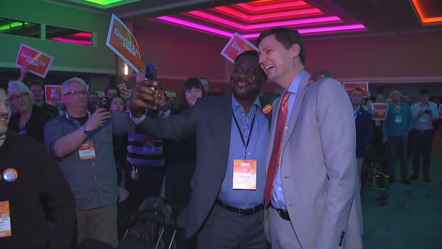 New Democrats back Premier David Eby's leadership at convention with 82 per cent support