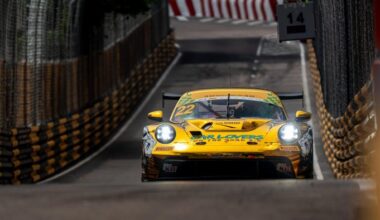 Laurin Heinrich claims podium finish in Macau in the Porsche 911 GT3 R