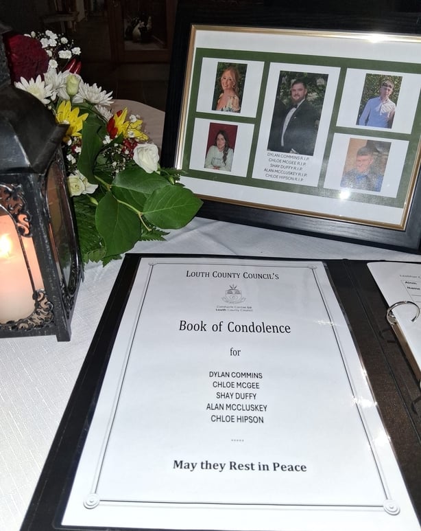 Louth County Council has opened books of condolence