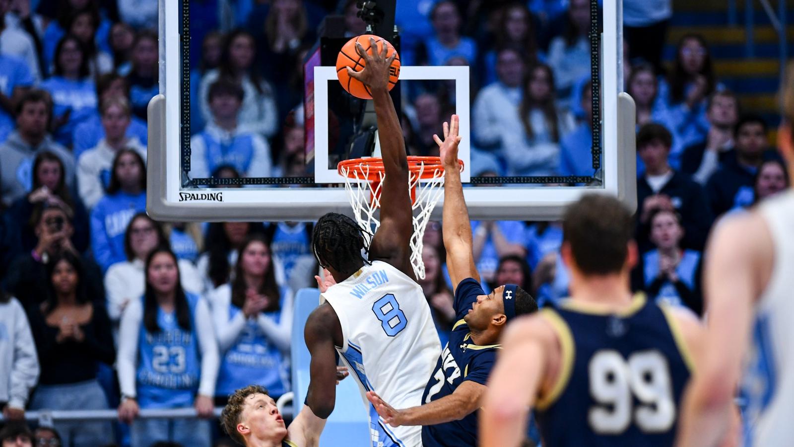 Derek Dixon v NavyDean E Smith Center Chapel Hill, NCMonday, November 18, 2025 Dalton T. Wainscott