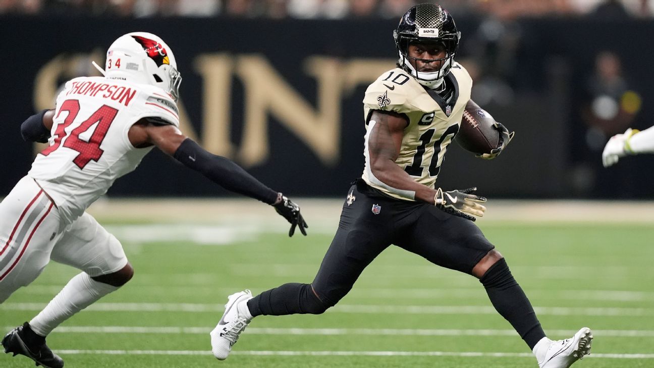 Saints releasing veteran WR Brandin Cooks, source says