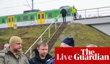 Two Ukrainian men believed to be working with Russia identified as suspects in Polish rail sabotage attacks – as it happened | Poland