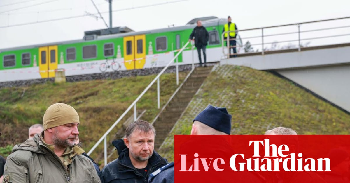 Two Ukrainian men believed to be working with Russia identified as suspects in Polish rail sabotage attacks – as it happened | Poland