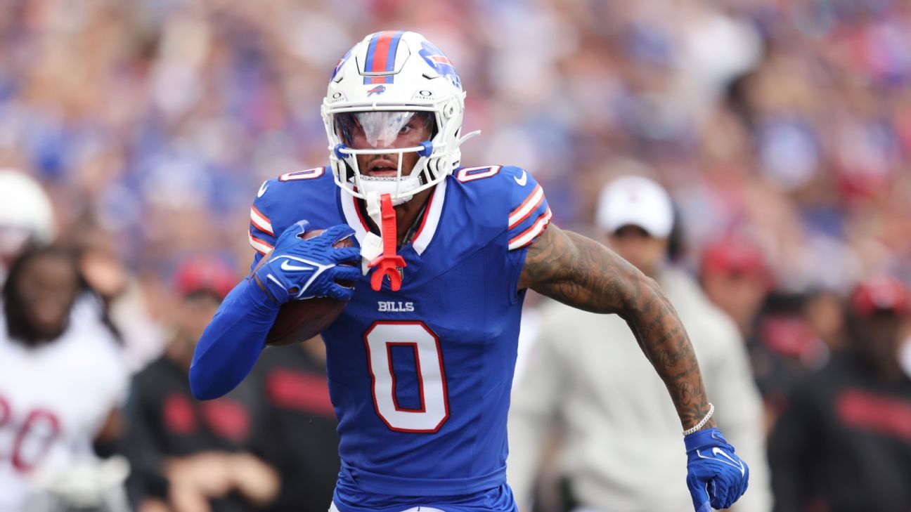 Bills WR Keon Coleman a healthy scratch for 2nd straight week