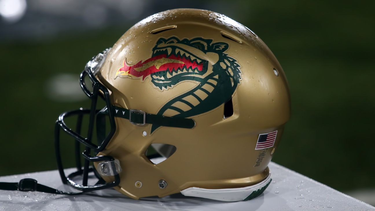 UAB says football player arrested after stabbing two teammates