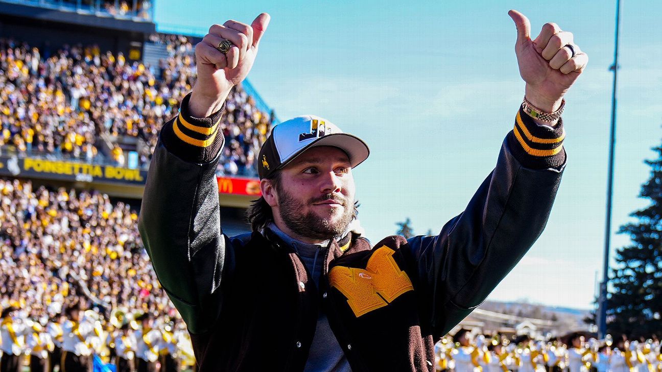 Bills' Josh Allen: Wyoming jersey retirement 'an amazing honor'