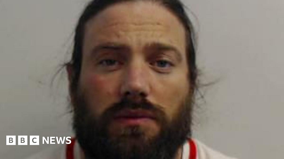 A mugshot of Christopher Harkins after his arrest.